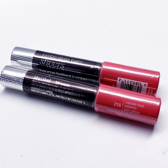 Cover Girl Lip Perfection Jumbo Gloss Balm Sheers, #216 Cupcake Twist(2 pack) - Picture 6 of 6
